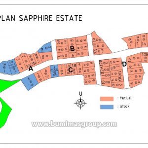 Siteplan 3D Sapphire Estate Mei 2016 P2